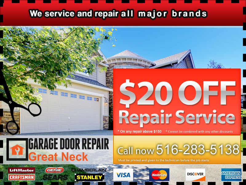 Garage repair discount coupons